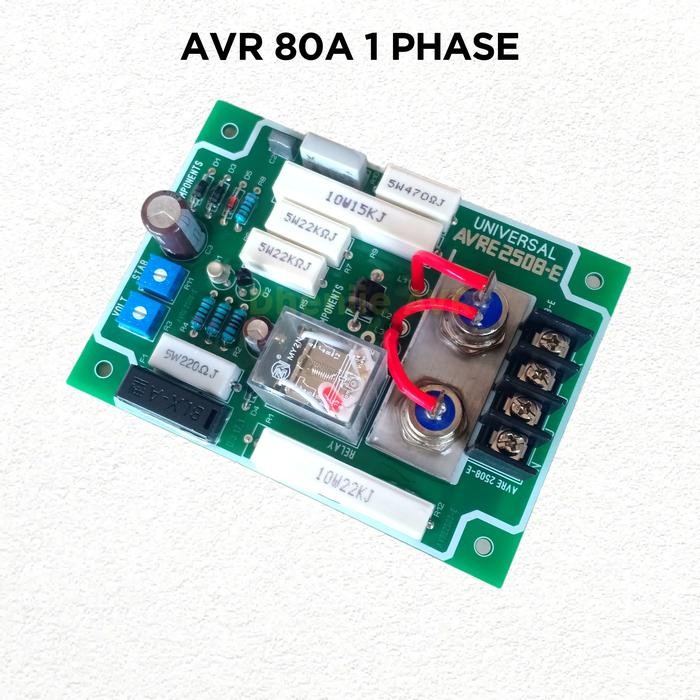 AVR GENERATOR UNIVERSAL AVR GENSET 1 PHASE AVR LOKAL AMPER LEBIH BESAR
