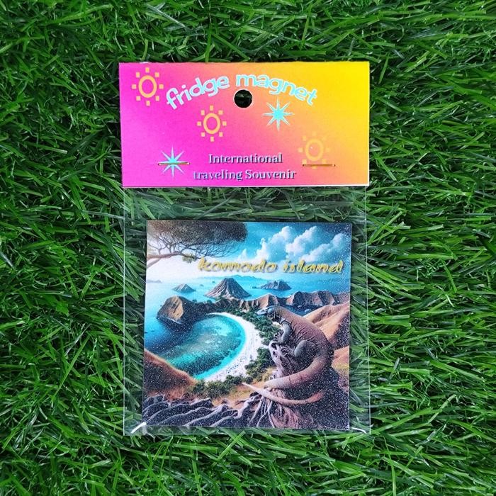 (Allthebest) Magnet Tempelan Kulkas Labuan bajo Souvenir Oleh-Oleh Hadiah Unik Labuan Bajo