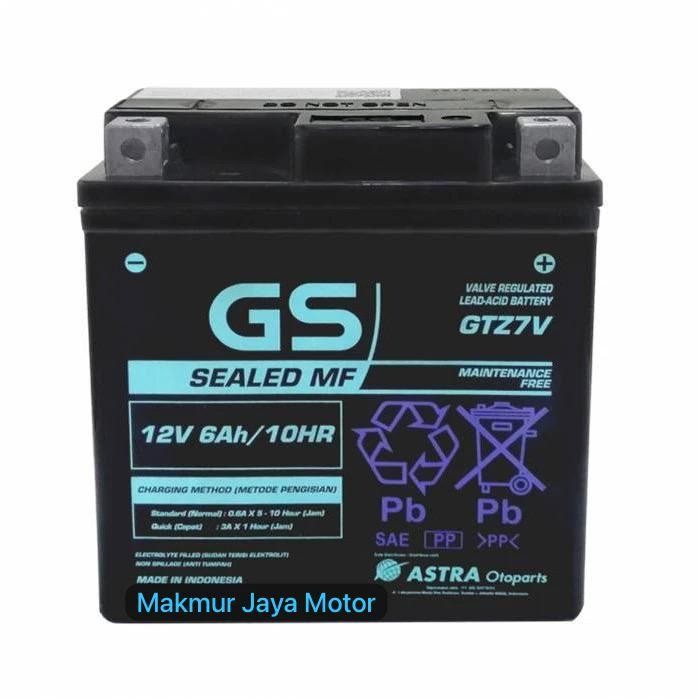 Aki Gs Astra Gtz7V Untuk Nmax , Aerox 155 (Asli Astra)