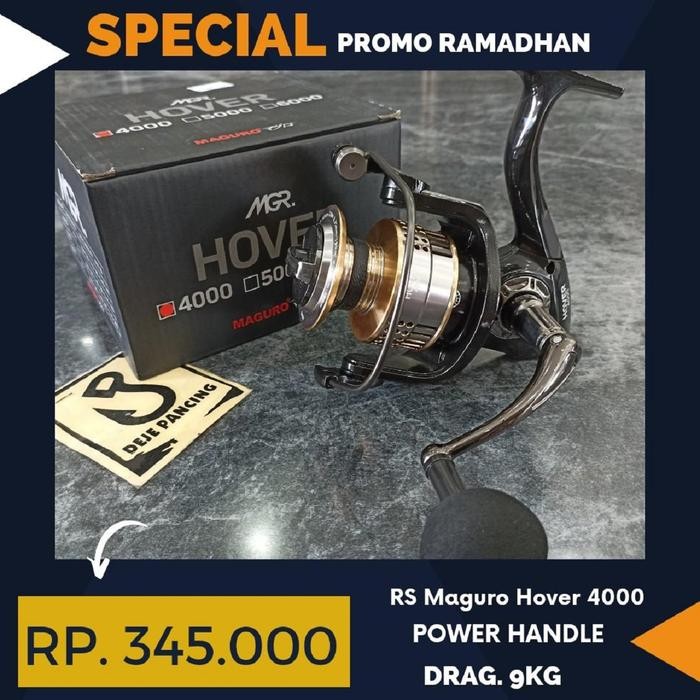 Reel Maguro Hover 4000 Power Handle Max Drag 9Kg