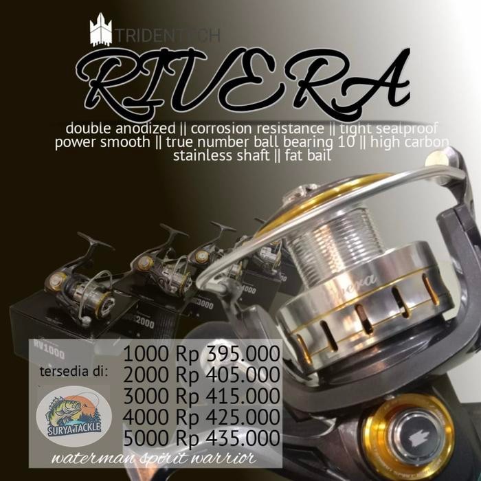 Baru Reel Tridentech Rivera Casting Jigging Galatama