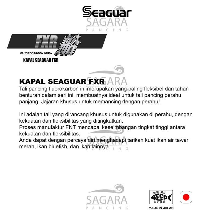 Senar Leader Seaguar FXR 100% FluoroCarbon Senar Pancing