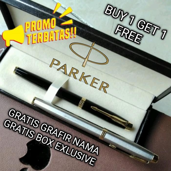 

Bollpoin keren Pulpen mewah tanda tangan Buy 1 Get 1 gratis grafir nama dan box exlusif Stationery