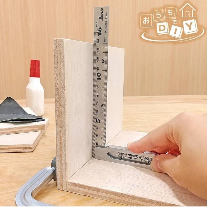 

Penggaris siku Tukang 15cm Precision Machinist Square SHINWA 62009
