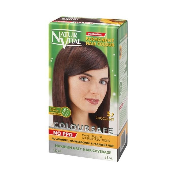 NATURVITAL Natur Vital ColourSafe Permanent Hair Dye Chocolate 5.7 /SG