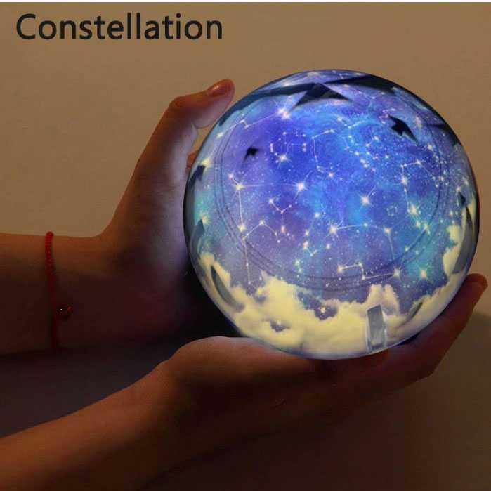 Lampu Kamar Tidur Proyektor Led Night Light Model Constellation - Nl- Lampu Kamar Tidur Proyektor