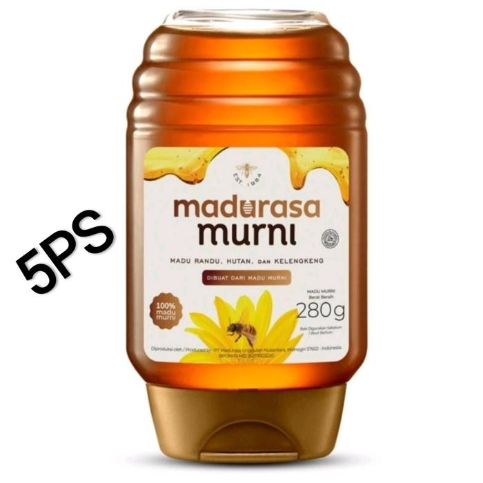 

Madurasa Murni (5Ps) Kemasan 280Gr Madu Murni 1Pack Isi 2Btl