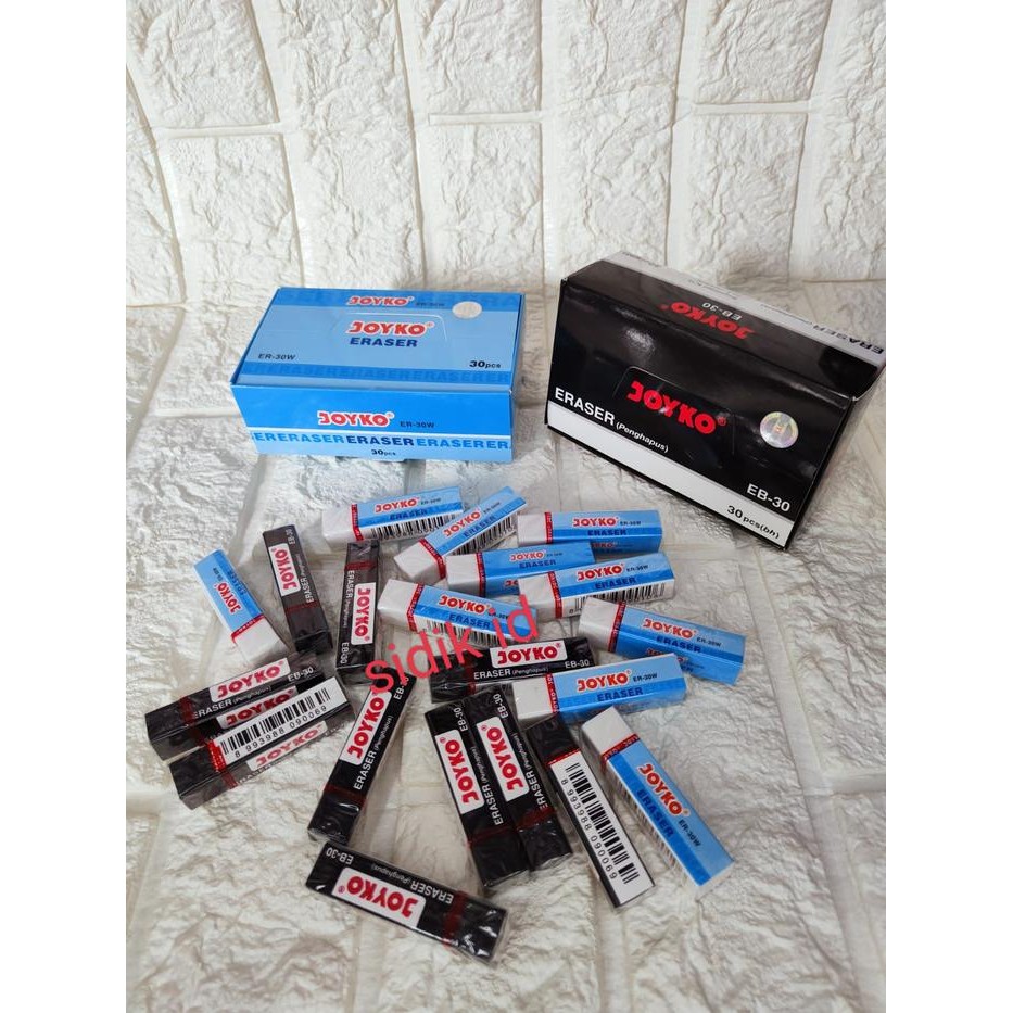 

Eraser Penghapus Joyko Isi 1 Pack 30 Pcs