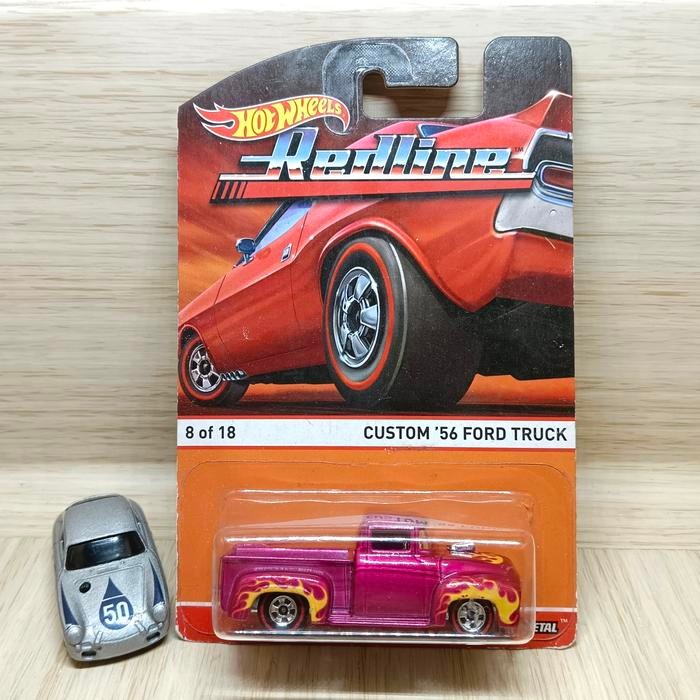 HOT WHEELS CUSTOM 56 FORD TRUCK REDLINE