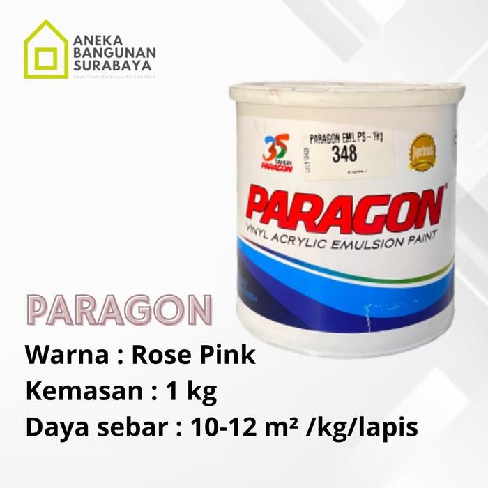 CAT TEMBOK PARAGON PUTIH 1KG KEMASAN BASIC WATERPROOF