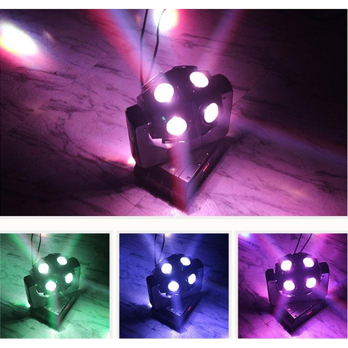 MOVING HEAD 12X10WATT 4IN1 FULLCOLOUR MOVING HEAD BALL LED BISA IKUT