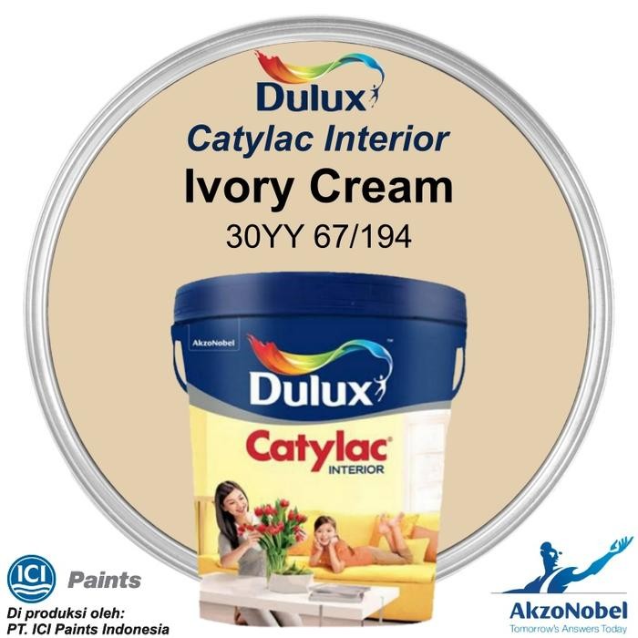 CAT DULUX CATYLAC INTERIOR 5 KG - IVORY CREAM 30YY 67/194