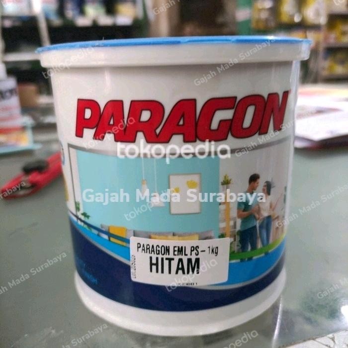 CAT TEMBOK PARAGON HITAM 1 KG