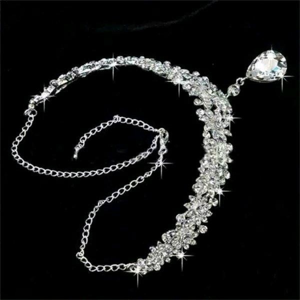 Ready Mahkota Bindi Pengantin Hiasan Aksesoris Dahi Kepala Wanita Hijab