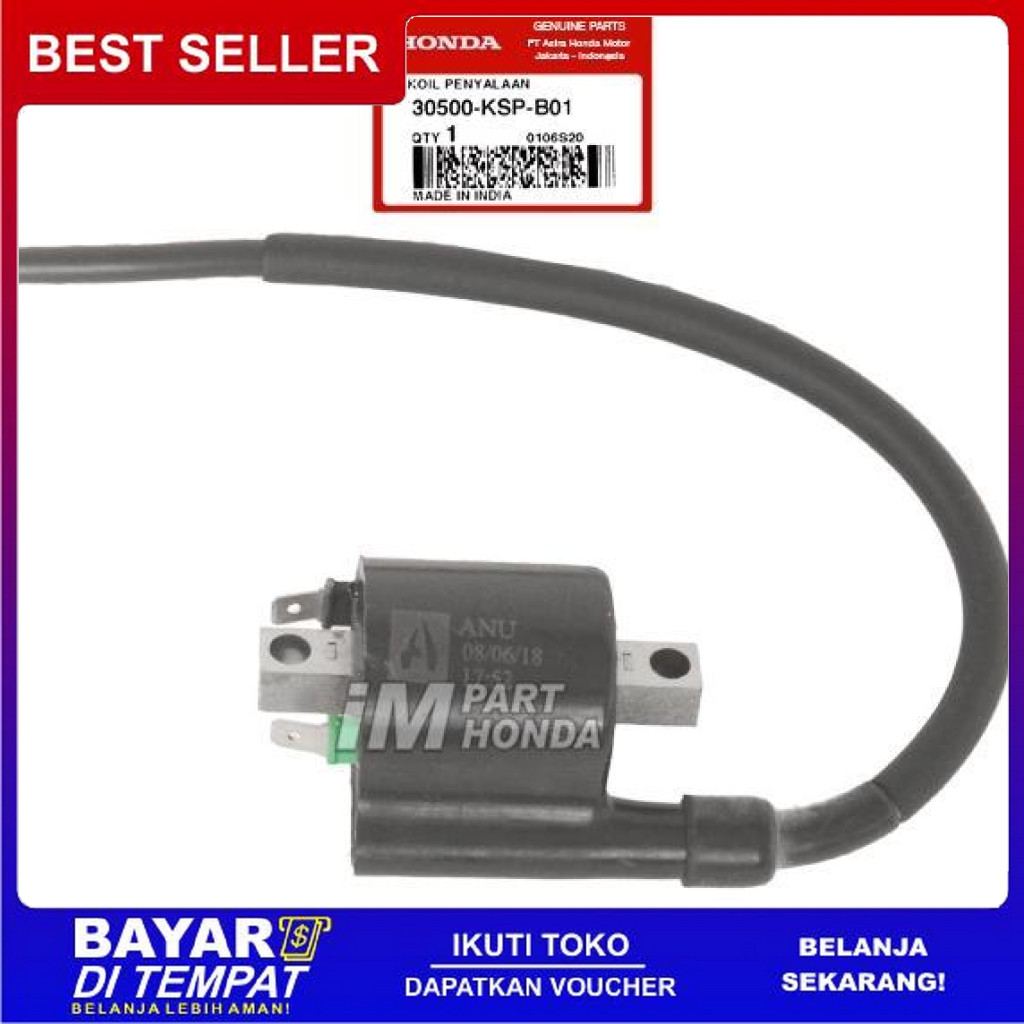 FREE ONGKIR ORI - 30500-KSP-B01 COIL KOIL MEGAPRO MONOSHOCK KARBU BISA COD