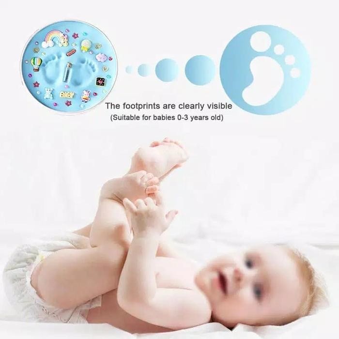 Foot Print Baby Diy Baby Hand / Foot Print Cap Kaki Bayi