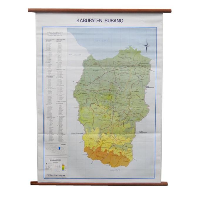 

Peta Kabupaten Subang (Bingkai)