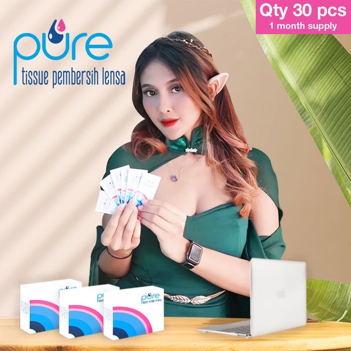 Tisu Pembersih Layar Laptop Pure Praktis dibawa anti embun anti fog