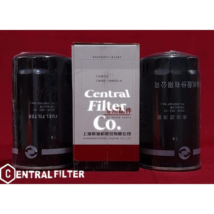 Terbaik C85Ab-1W8633+A / D638-002-02+B Fuel Filter Sdec