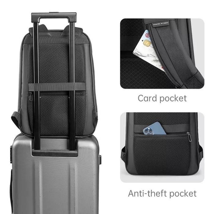 JTTOP" MARK RYDEN MR9008 TAS RANSEL BACKPACK LAPTOP 15.6 INCH USB