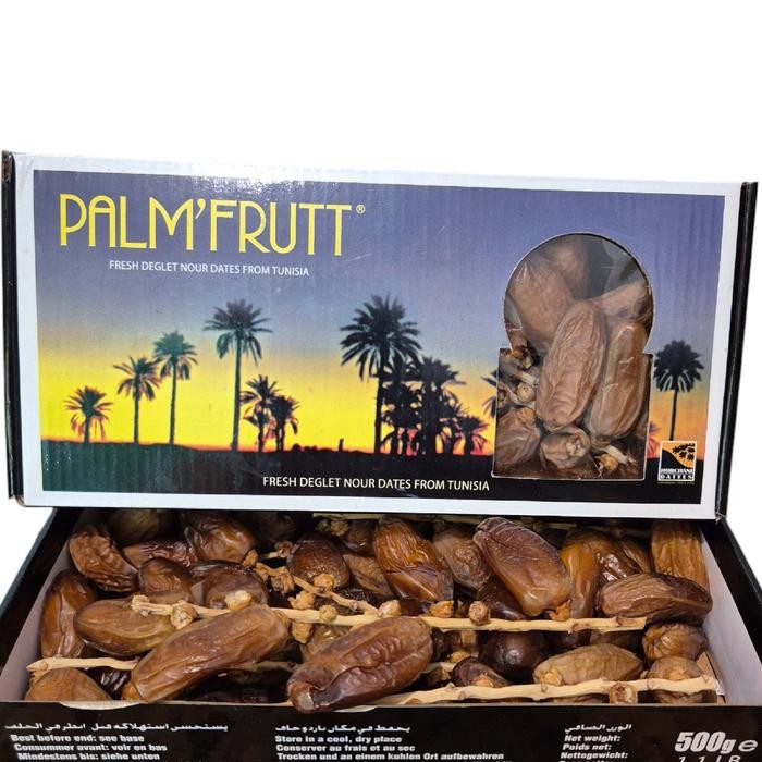 

Kurma Palm Fruit Tunesia Tangkai 500gr