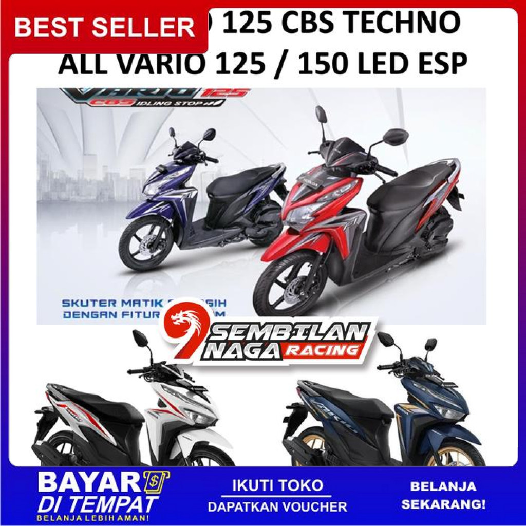 FREE ONGKIR SHOCKBREAKER BELAKANG VARIO 125 CBS TECHNO LAMA VARIO 125 150 LED ESP 2015 2016 2017