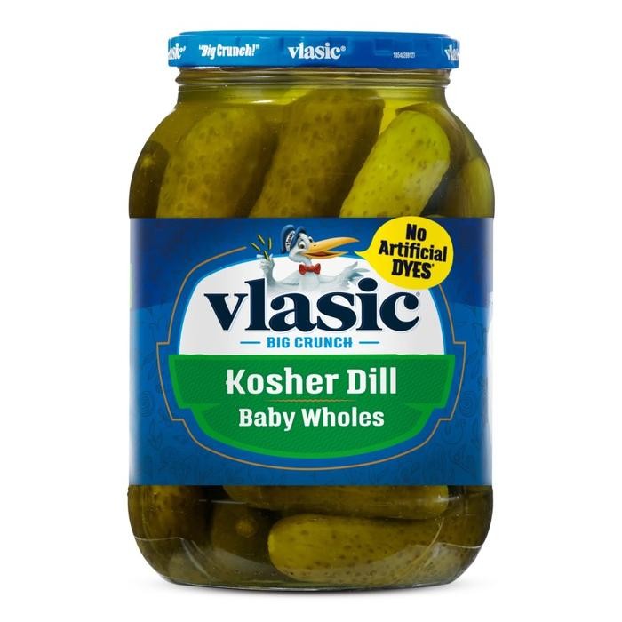 

Vlasic kosher dill pickles baby wholes 473ml acar timun