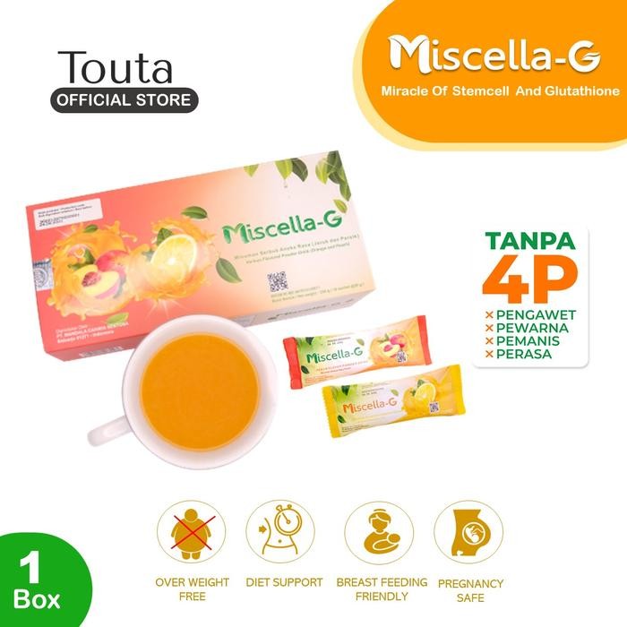 TOP" (ORIGINAL) MISCELLA-G MINUMAN COLLAGEN PEMUTIH TUBUH DAN WAJAH