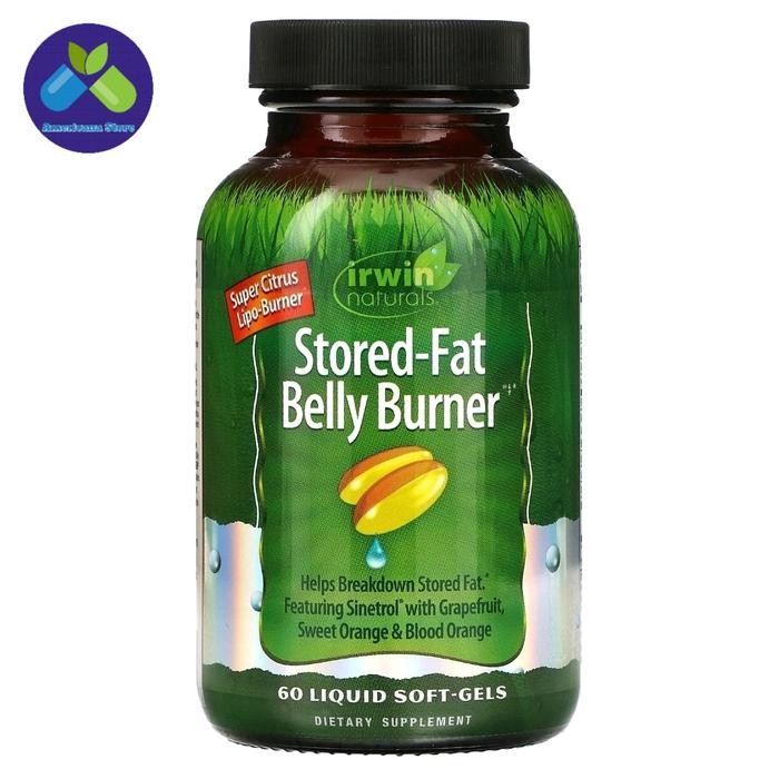 TOP" IRWIN NATURALS STORED FAT BELLY BURNER 60 SGLS PENGHANCUR LEMAK, DIET