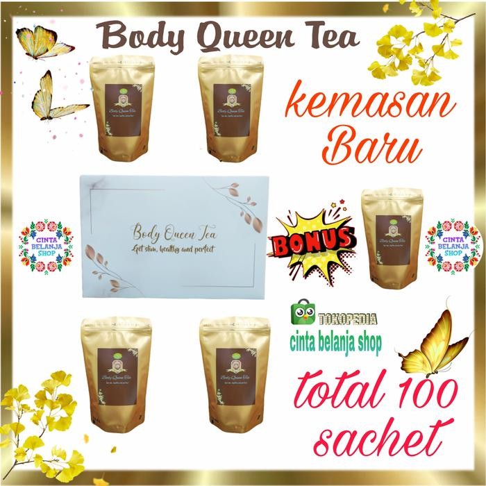 

Cuci Gudang Body Queen Tea 100% Original, Teh Dengan Izin Pom