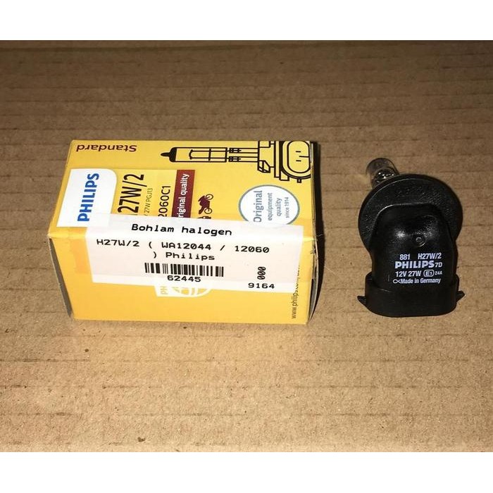 Bohlam Halogen H27W/2 Philips -62445
