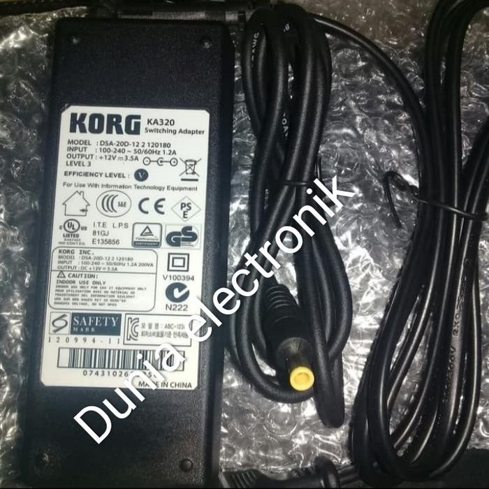 Adaptor keyboard Korg PA500/PA 500 ori pabrik kualitas bagus