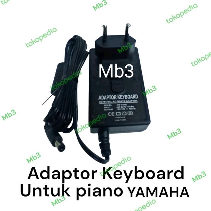 adaptor keyboard piano yamaha dgx600, dgx620, dgx660 output 12 volt