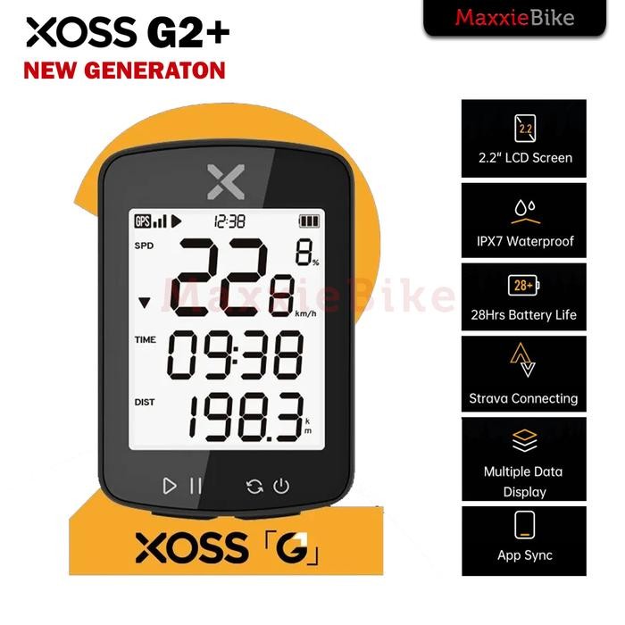 XOSS G2 Plus New Generation Speedometer Sepeda Outdor Digital Wireless Bike Computer Outdoor