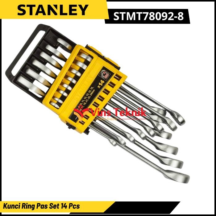 Kunci Ring Pas Set 14 Pcs Combination Wrench Set STANLEY STMT78092-8