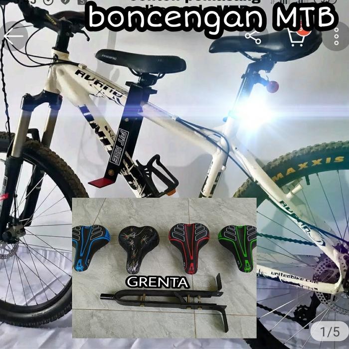 boncengan anak sepeda mtb / boncengan depan anak sepeda mtb