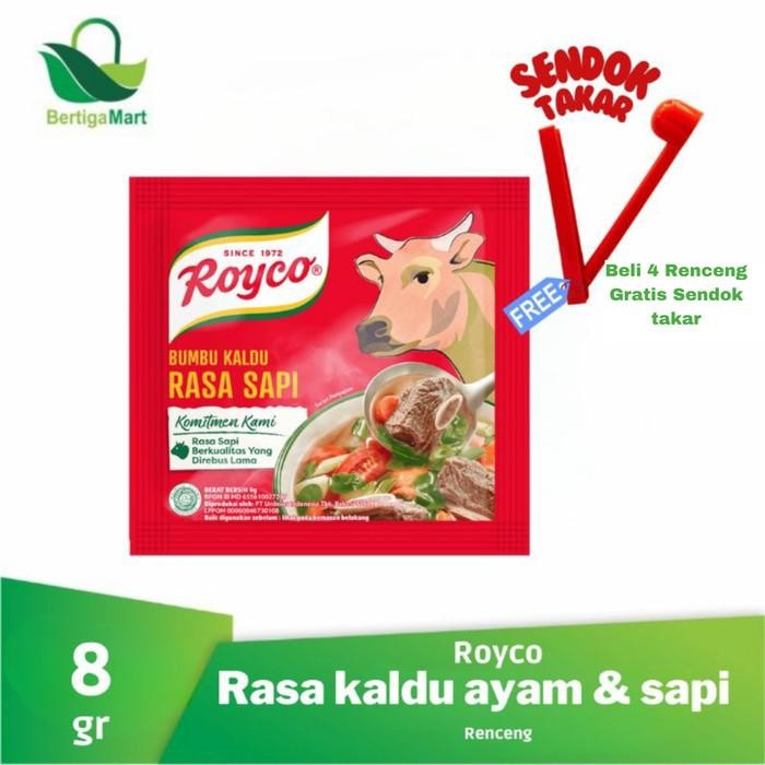 

(Allthebest) Royco Bumbu Kaldu Rasa Ayam & Sapi 8 gr (1 Renceng)