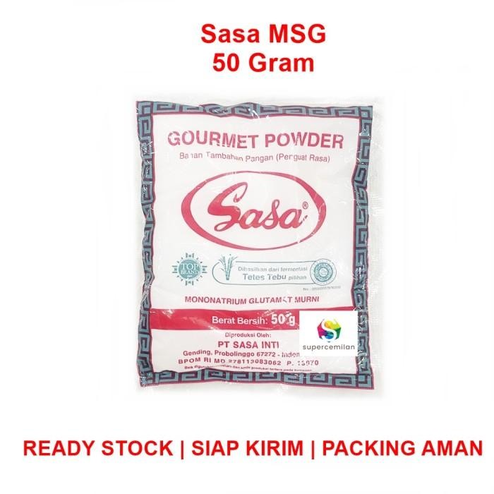 

(Allthebest) Sasa MSG Micin Pecin Vetsin Penyedap Rasa 50 Gram