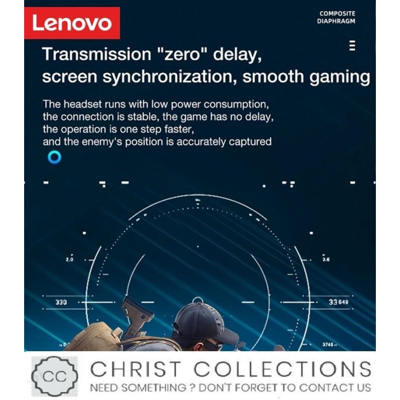 (Expert) LENOVO TRUE WIRELESS BLUETOOTH EARPHONE MINI EARBUDS TWS WITH ENC LP50