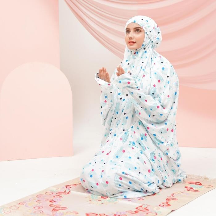 Mukena Terusan Katun Rayon Bali Dewasa