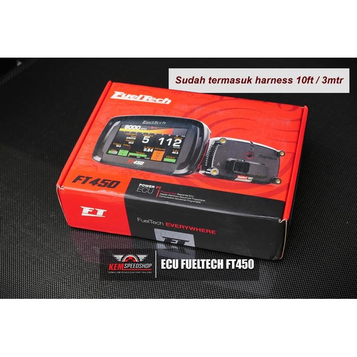Ready Fueltech Ft450 Stand Alone Ecu With Display - Include Harness 3M Termurah