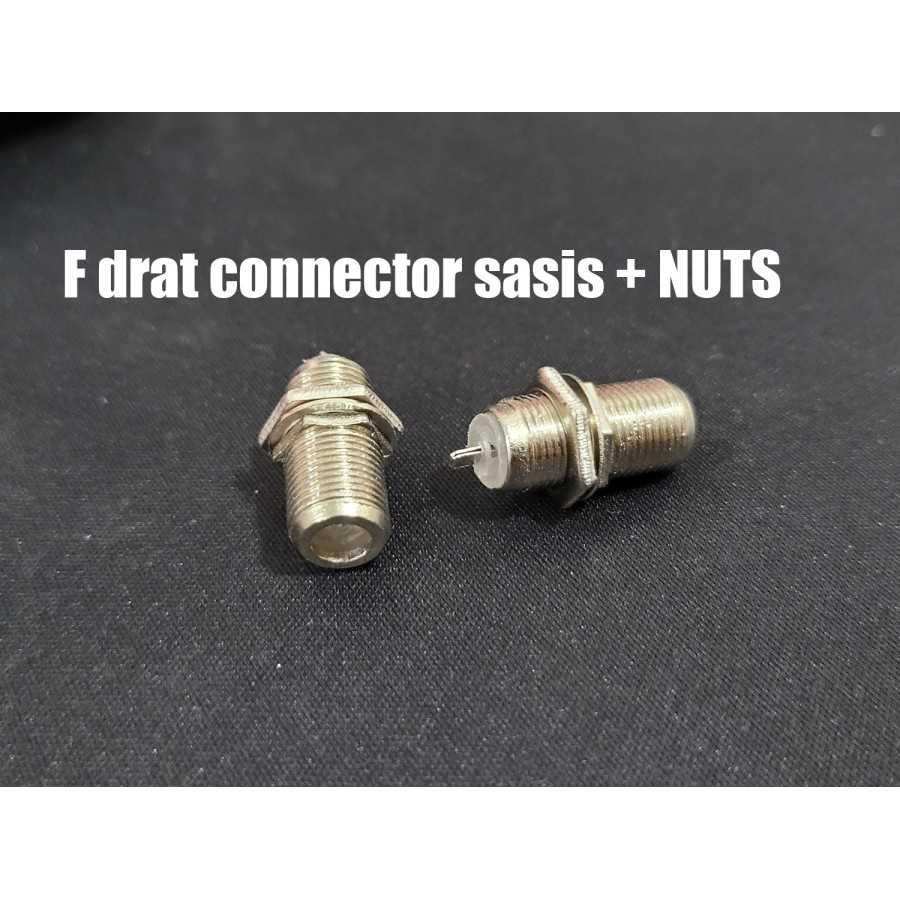 I F Drat Connector + Nuts - Female F Drat Sasis Nuts Viral Fyp