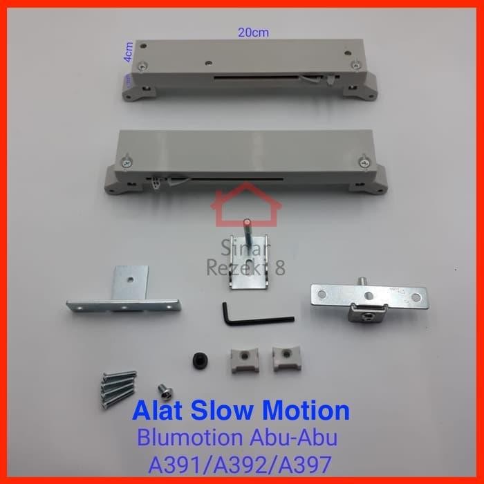 BLUMOTION / SLOW MOTION RODA REL PINTU LEMARI SLIDING GESER