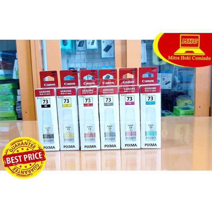 Tinta Printer Canon Gi-73 Gi73 Original ink G670 G570 Black Cyan Magenta Yellow Red Grey