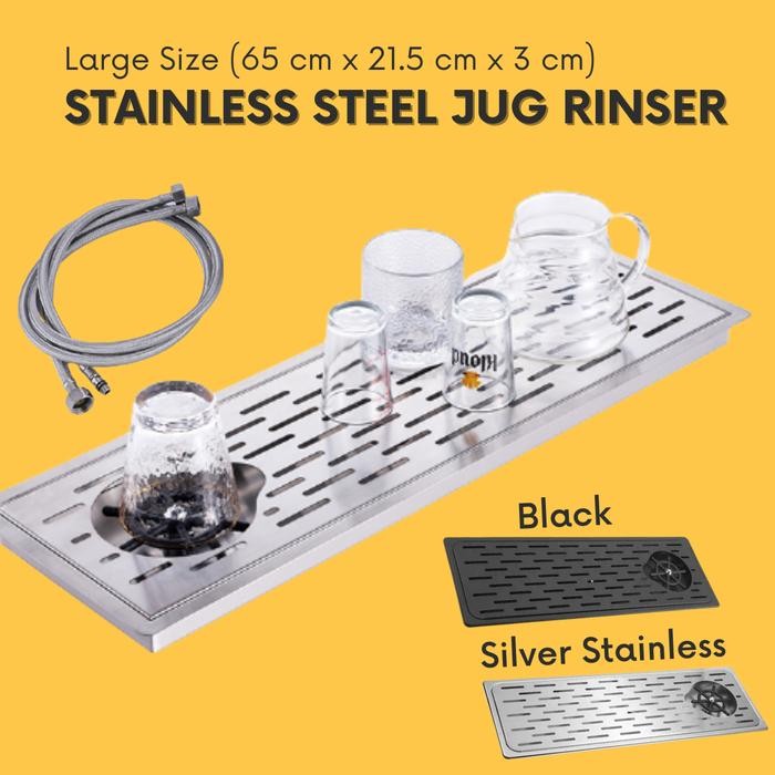Jug Rinser Stainless Steel Bar Stainless Steel Washer Ukuran Besar