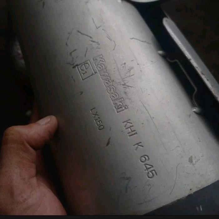 knalpot standar kawasaki KLX 150 original