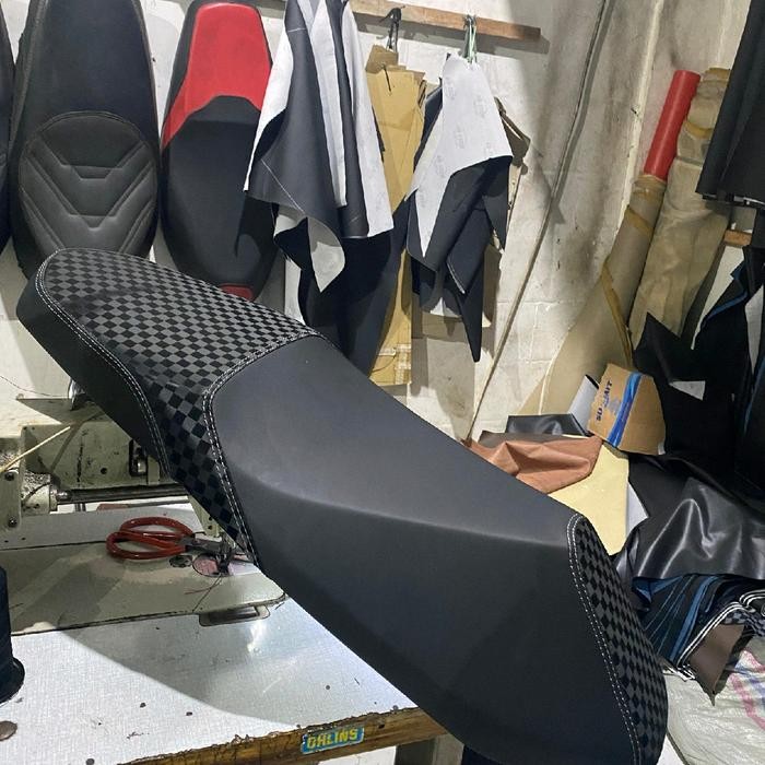 Jok Motor Custom MBtech Carrera mix Catur - Custom Busa Latex PCX 150/160 Nmax Old Nmax New NMAX