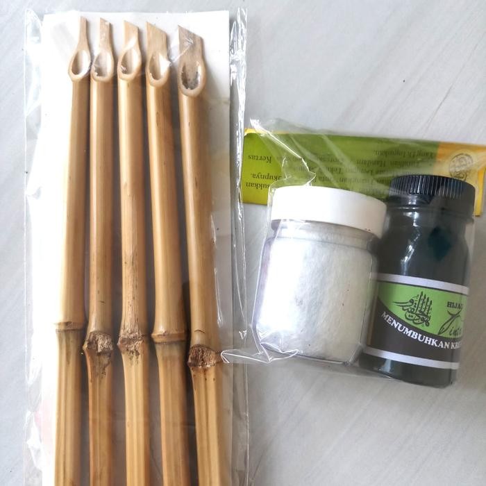 

paket kalam kaligrafi / bambu cendani / handam