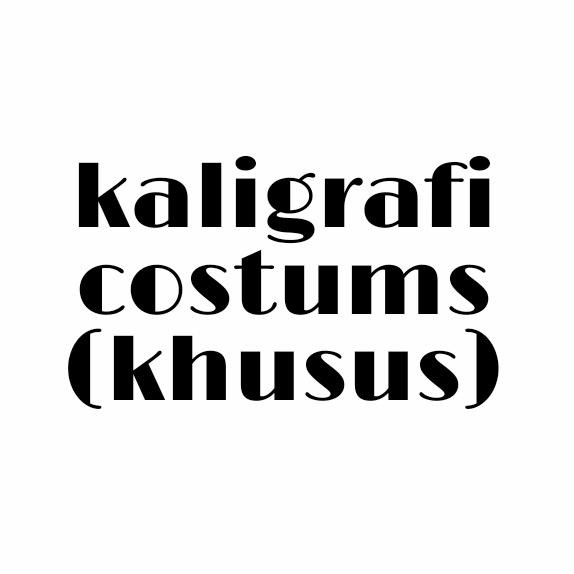 

kaligrafi khusus