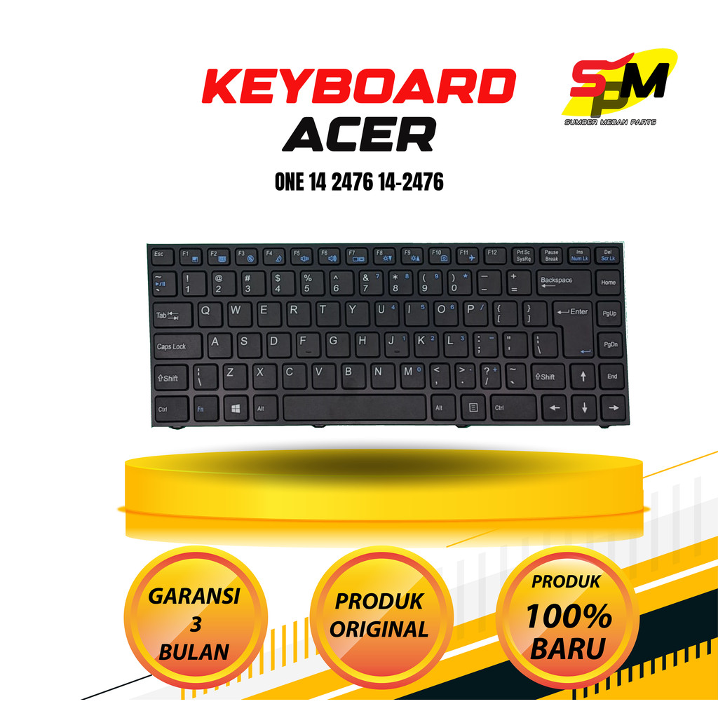 Keyboard Acer One 14 z476 14-z476 Black